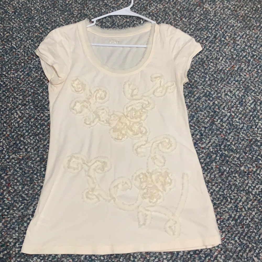 Loft cream tshirt